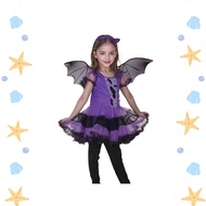 Costume Children's Costume Purple Batgirl cosplay Witch [2026 New Style]