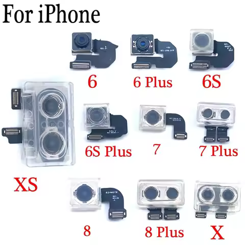 NEW Tested Back Camera Rear Main Lens Flex Cable Camera Replacement Part For IPhone 6 6S 7 8 Plus X 