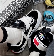 IMRAN POTATO X VAN VAULT KNU-SKOOL VR3 LX Joint Embroidery Black White Lace Sneakers-1702 GOMZ