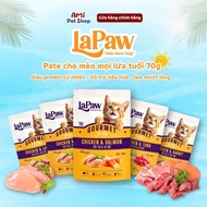 (GENUINE NEW DATE) Pate for cats of all ages Lapaw 70gr super delicious, super rich in meat in jelly