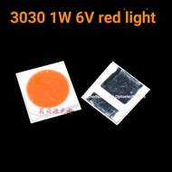 3030 Red Light 1W High Power Highlight 3030 Red Light 6V Patch LED Lamp Beads 3030 Red