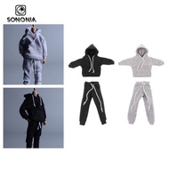 [SONONIA] 1/12 Scale Miniature Male Doll Clothes Sweatsuits Sportswear Training Suits for 6inch Male