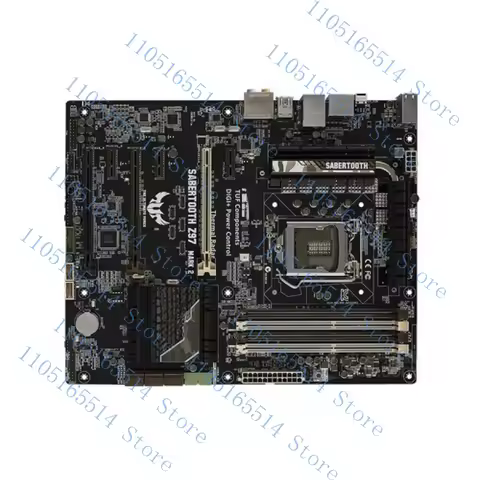 For ASUS SABERTOOTH Z97 MARK 2 motherboard LGA1150 DDR3 32G HDMI+DP ATX Tested