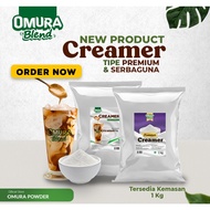 [TOPPING] Bubuk Creamer / Krimer Nabati Non Dairy Krimer Premium & Serbaguna 1 Kg Omura Powder