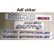 REDY!! STIKER HINO 300 DUTRO 110 SD / STIKER DUTRO 110SD / STIKER HINO