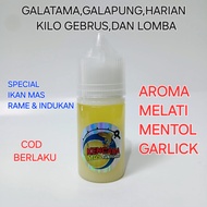 Esen oplosan melati mentol garlik/umpan ikan mas rameindukan/kemasan 15ml30ml/esen oplosan/kencanama