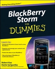 BlackBerry Storm For Dummies Robert Kao