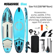 SUP บอร์ด MSEASFREE 11’ เป็นรุ่นอเนกประสงค์ เหมาะสำหรับพายพักผ่อน ตกปลา เล่นเซิร์ฟคลื่นเล็ก และกิจกร