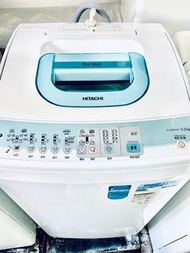 日式﹁ HITACHI 滾筒洗衣機 ** 5.5KG 二手揭頂式 (( 貨到付款