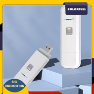 [Colorfull.sg] 4G LTE USB WiFi Router 150Mbps Portable WiFi LTE USB 4G Modem for Outdoor Travel