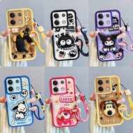 Casing POCO X6 M6 PRO patung pelekat comel phone casing