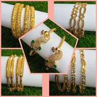 Ethnic Indian Gold Covering Bangles