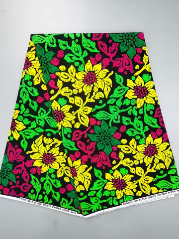 Ankara Fabric African Real Wax Print Fabric 100% Cotton High Quality 6 Yards African Fabric for Part