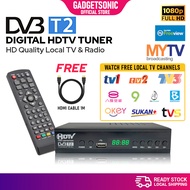 New HDTV DVBT2 MyFreeview Digital TV Radio Tuner Decoder Box Dekoder DVB T2 Malaysia MYTV My Freevie