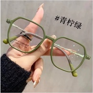 👓Reading Glasses👓[6081] Korean Version Large Frame Reading Glasses Round Face Plain Face Handy Tool 