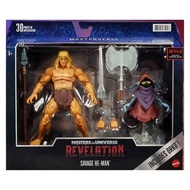 Ready Stock Mattel Universe Titan Herman Savage Tomahawk Herman Skeleton King Elf Deluxe Set 23cm Ac