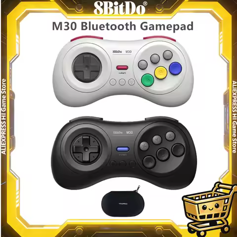 NEW 8Bitdo M30 Bluetooth Controller Gamepad For Nintendo Switch PC macOS Steam and Android With Sega