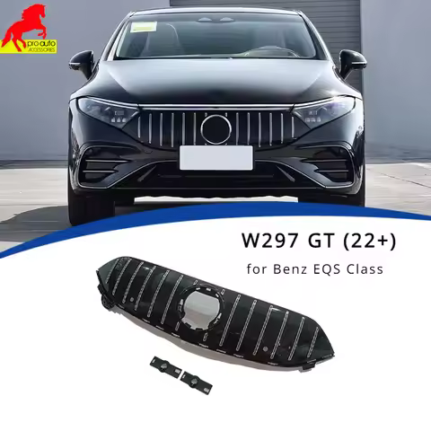 ABS Front Bumper Grille Grill for Mercedes Benz EQS Class W297 2022 2023 2024 EQS450 EQS580 EQS53 Si