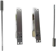 Rockwood 2842.26D Automatic Flush Bolt Set For Metal Doors, 1" Width x 6-3/4" Length, Brass Satin Ch