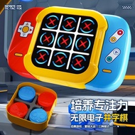 5-in-1 Toy Tic Tac Toe Board Games Electronic Puzzles Kids Board Games Portable Handheld Infinite Ga