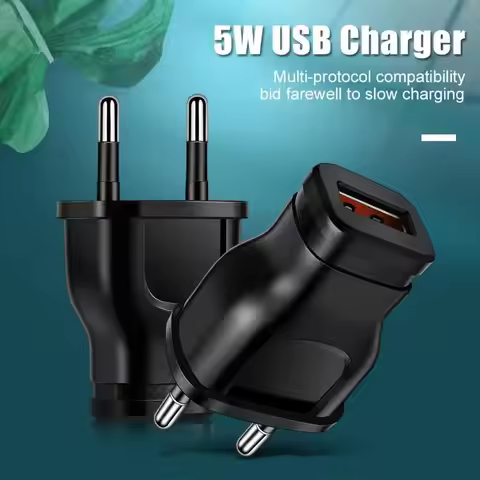 5V 1A Power Supply Adapter Power US/EU Plug Portable USB Port Adapter Travel Wall Charger For Mobile