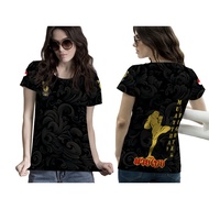 T-shirt Latest 3D Fullprint MuaythaiWanita Art 2