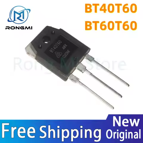 5Pcs New BT40T60 BT40T60ANF BT60T60 BT60T60ANFK TO-3P IC In Stock Wholesale