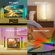 2PC LED Light RGB Room Decor Abyss Lamp Bluetooth Ambient Night Light Desktop Mood Lighting for TV P