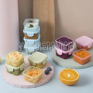 60ml Portable Baby Food Storage Freezer Containers Jam Box Home Mini Sealed Kitchen Storage Boxes Jewelry Pet Food Box