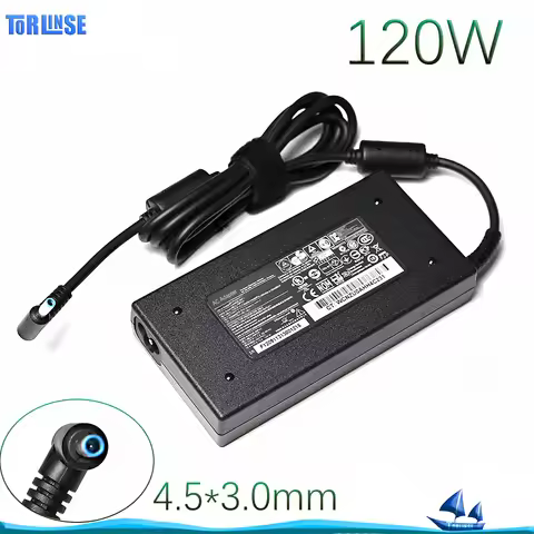 19.5V 6.15A 120W 4.5*3.0mm AC Laptop Power Adapter Charger For HP ENVY 15 17 TPN-Q173 710415-001 15-