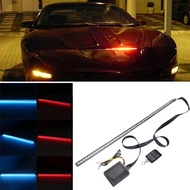 Mocha 22inch 48LED RGB Car Scanner Knight Rider Strobe Flash Light Strip+Remote