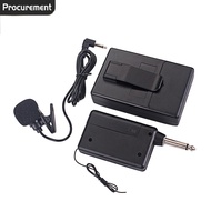 Wireless Receiver Lapel Collar Clip Mini Mic System Microphone