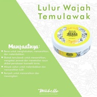 Temulawak Facial mask/Mabello Temulawak mask/Natural Temulawak Extract mask