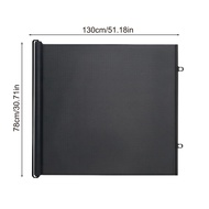 49 Inch Retractable Baby Gate Punch-free Pets Stair Gate Dog Cat Stair Door Fence Childproof Net No-