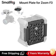 SmallRig Mount Plate for Zoom F3 Recorde with 1/4"-20 Threaded Holes 3/8"-16 Threaded Holes and Loca