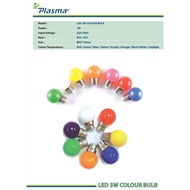 Plasma B22 LED 3W Color Bulb