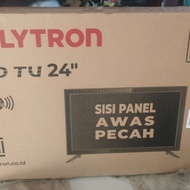 Tv LED Polytron 24 inch Digital + Antena Tv + Bracket Tv  + ( Pasang )