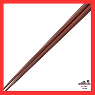 Sunlife Natural Wood Chopsticks 23.5cm Octagonal Lacquered Ebony and Rosewood