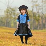 7C312 Girls' Set Chinese Ghost Jiangxi Bao Pile Bite Do Not Answer jiangshi China Costume