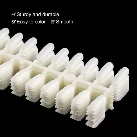 120/240pcs Nail Plate Color Card Removable Sample Nail Art Display Board Transparent Tips Color Card