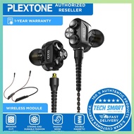 【Available】PLEXTONE DX6 3 Hybrid Drivers Detachable Headphones Noise Reduction In-Ear Earphones