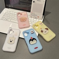 2In1 Penguin Jelly Pig Soft Case Redmi 15C 15 C85 F7 Note 14 4G 5G 13C Xiaomi 15T 13 C65 A5 14C C71 