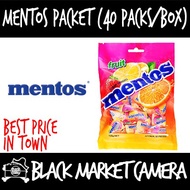 [BMC] Mentos Packet (Bulk Quantity, 40 Packs per Box) | Avail in Fruit and Mint [SWEETS] [CANDY]