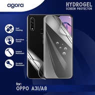 LAYAR Anti-Scratch Hydrogel For Oppo A31, A8 Hydrogel SCREEN Protector Film - ANTI SPY, FULL SCREEN,