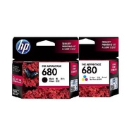 HP 680 Black / HP680 HP-680 Tri-Colour Original Ink Catridge FOR HP 2135 / 2676 / 3635 / 4650 / 3835