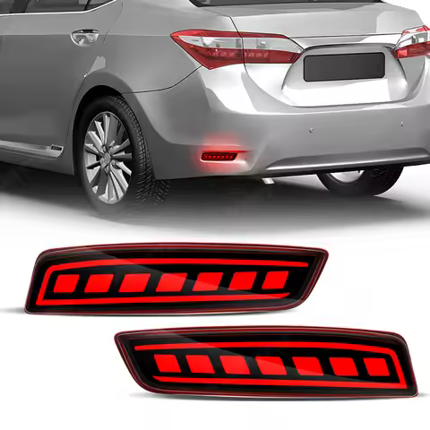 LED Rear Bumper Light Assembly For Toyota Corolla Altis 2014-2018 For Lexus GS250 ES250 Dynamic Turn