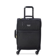 Delsey Maubert 2.0 Expandable Soft Suitcase (Printed Logo) in Black