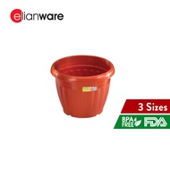 Elianware BPA Free Plastic Pasu Bunga Flower Pot (3 Pcs Set)