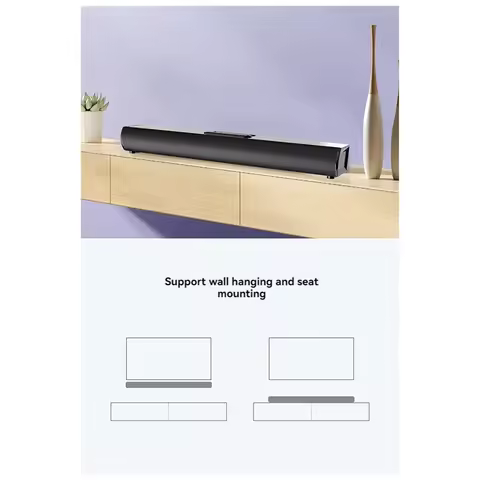TV Soundbar HiFi Speaker Home Theater Sound Bar Bluetooth Speaker Support Optical HDMI-Compatible fo