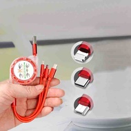 Fast charging cable, convenient smart 3-pin phone charging cable, 1m charging cable